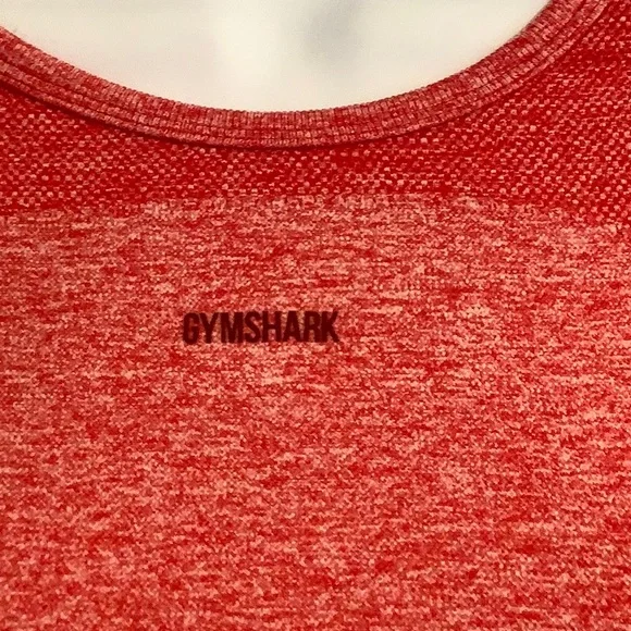 NWOT GYM SHARK 2 Piece Red/White Long Sleeve/Pants Gym Workout Athleisure Set S - Picture 3 of 11